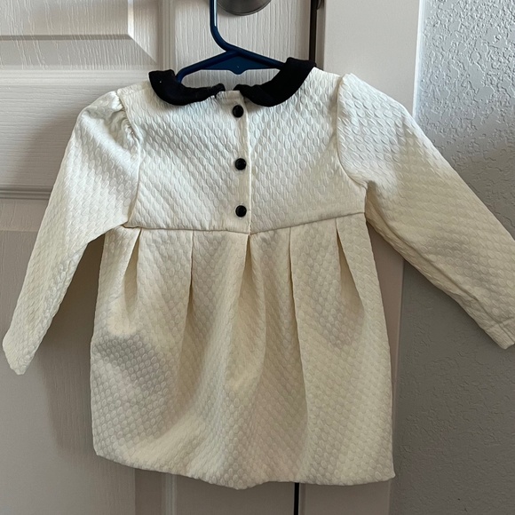 Tahari Girls Ivory Blouse with Bow Detail - Picture 2 of 10